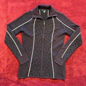 Smartwool Women's Purple and Black Jumper